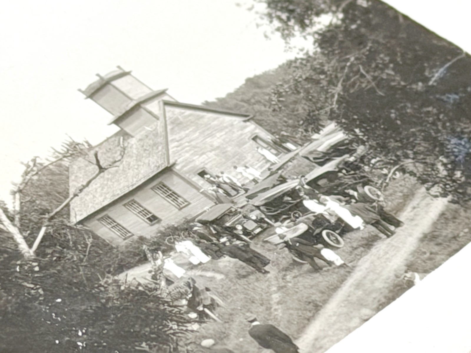 1917 Stratton Church Photo – Christmas Day Gift – Holland Smith to Wells