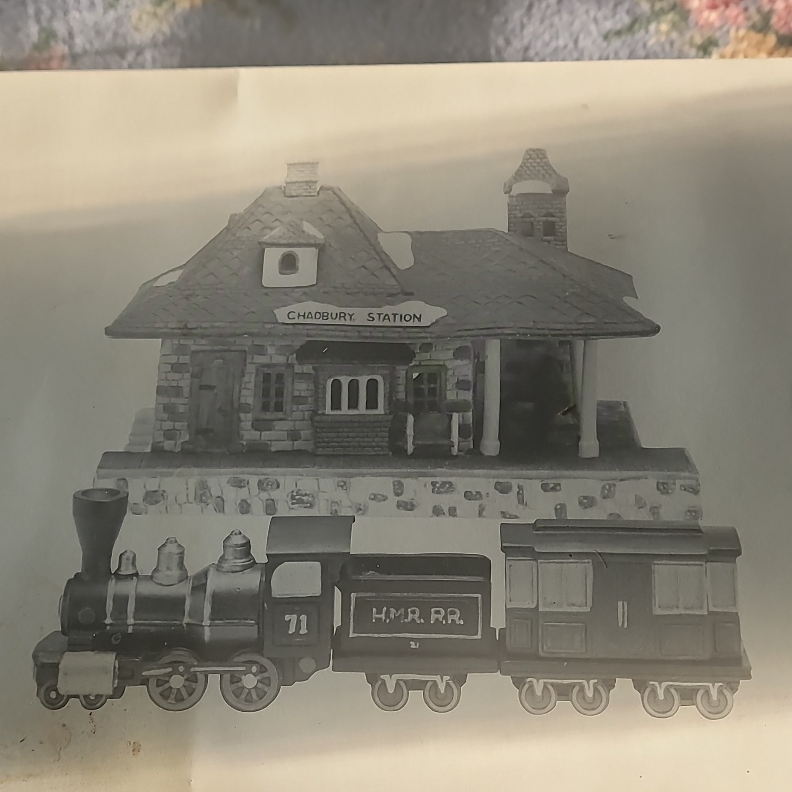 Department 56 Heritage Village Dickens’ Village Chadbury Station & Train Boxed