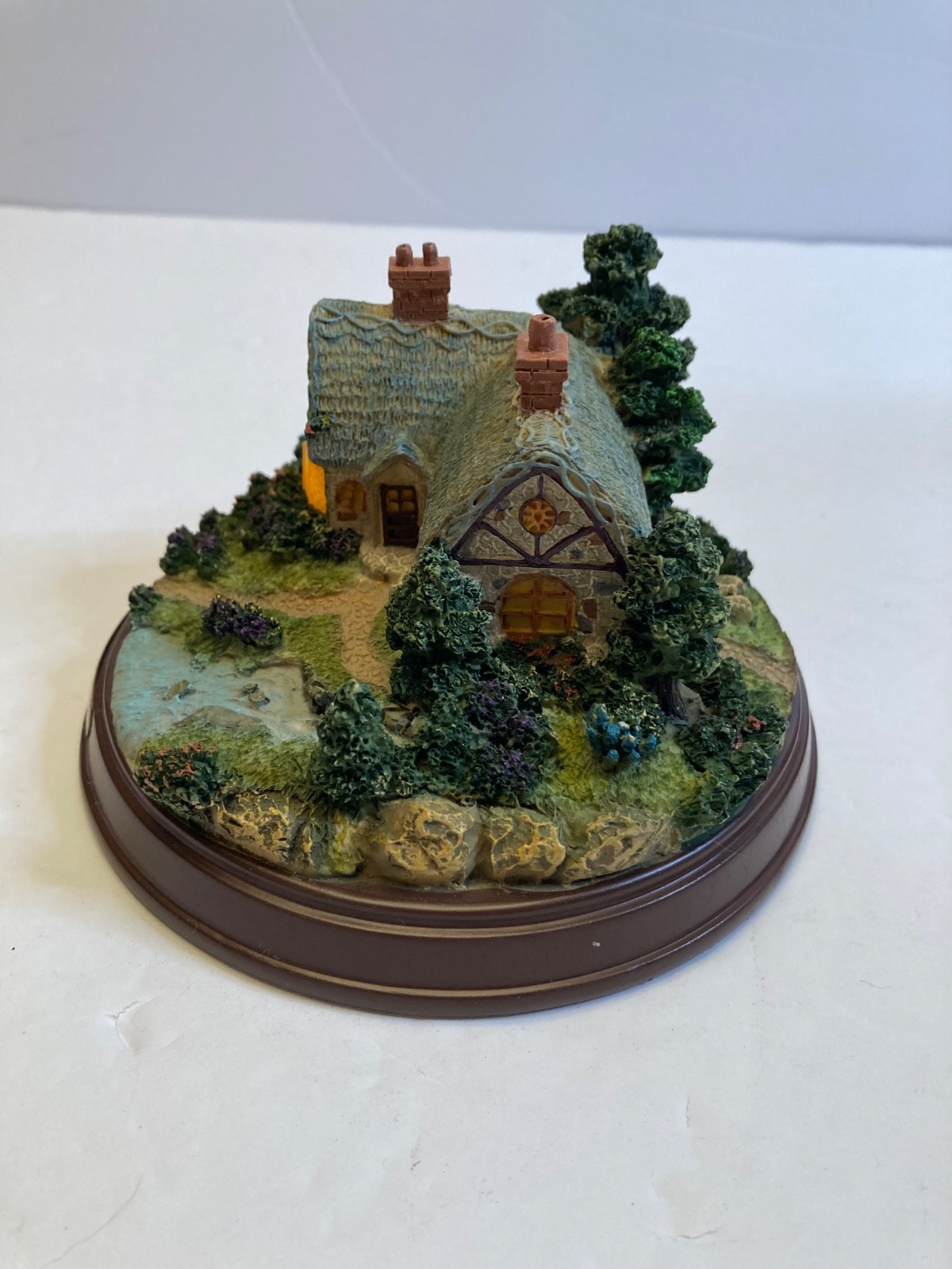 Thomas Kinkade A Quiet Evening Light Up Cottage House Painter Of Light with Box