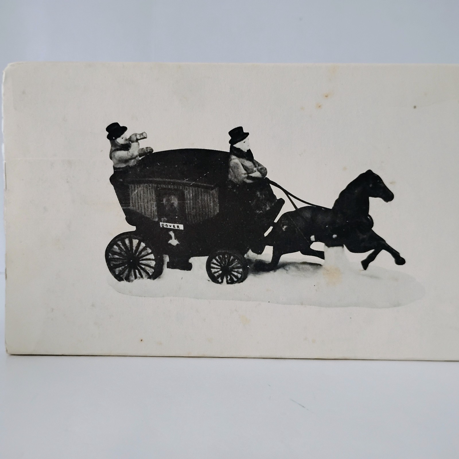 Dept. 56 Dickens Dover Coach 1987 Horse Drawn Carriage #6590-0
