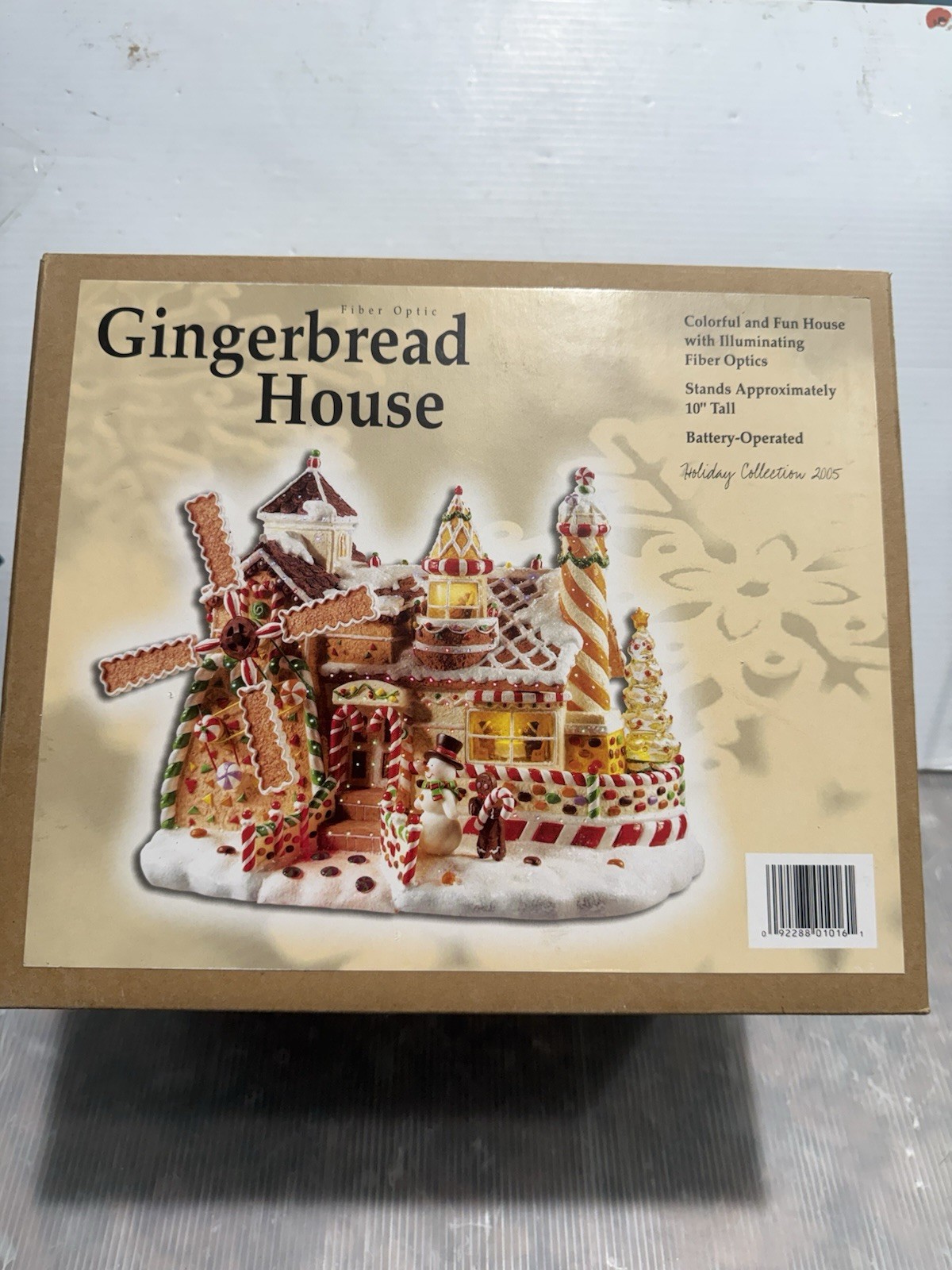 LARGE Fiber Optic Gingerbread House Sam’s Club Holiday Collection Lighted