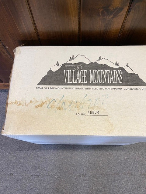Department 56 Accessories ” Village Mountain Waterfall” #52644 Brand NEW