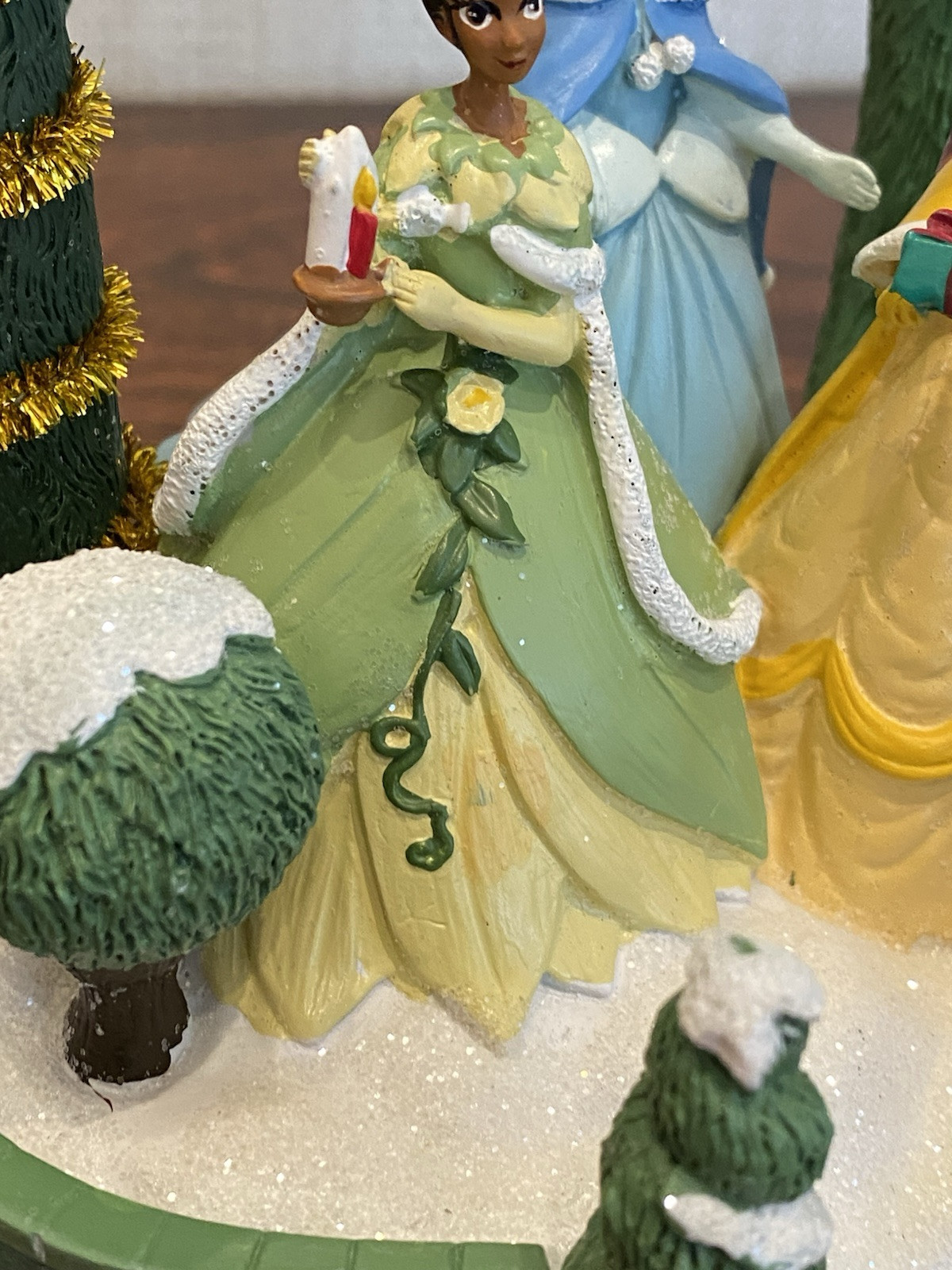 St. Nicholas Square Village Disney Princess Topiary Accessory Hand-Painted
