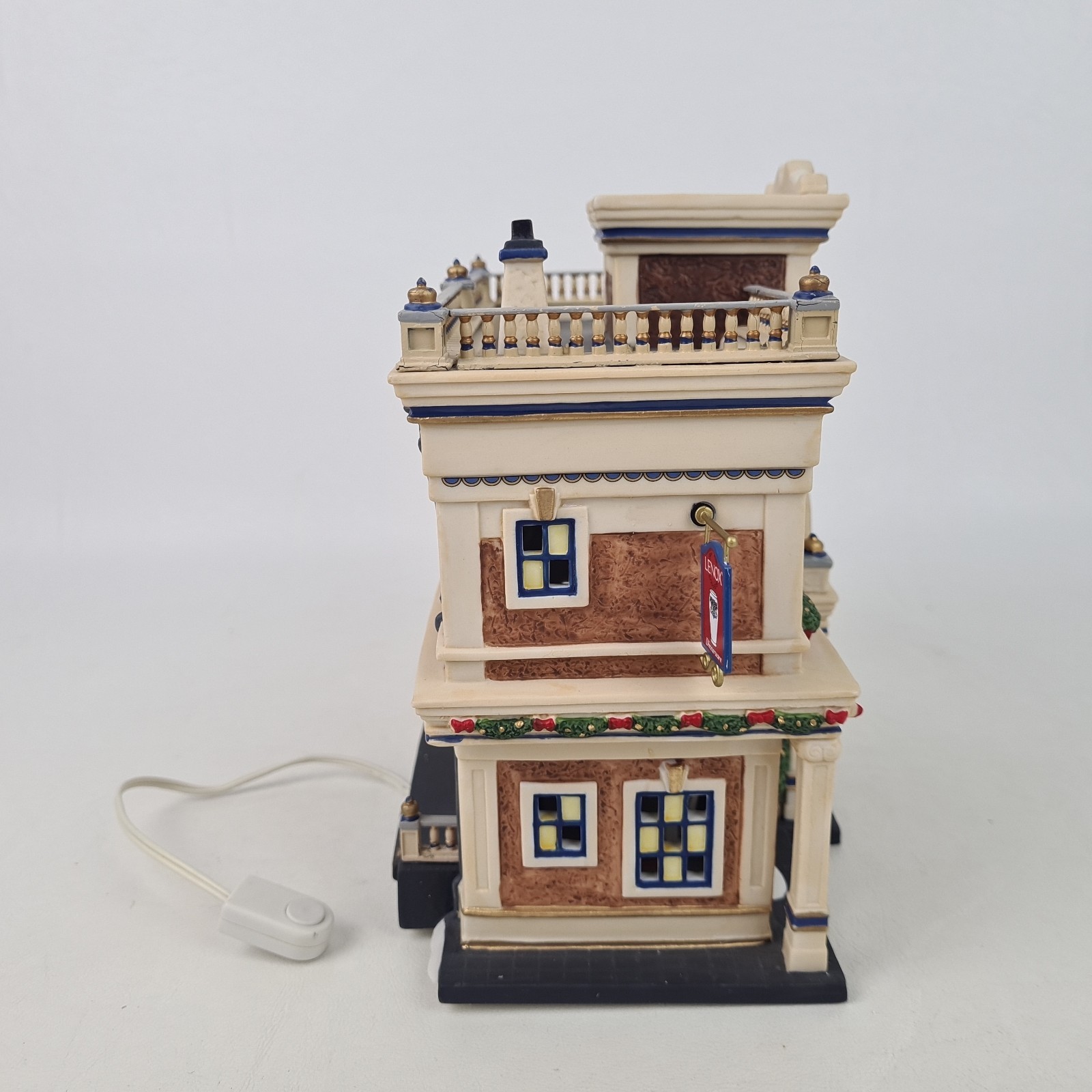🚨 Department 56 “Lenox China Shop” 59263 Christmas In The City Lighted Building