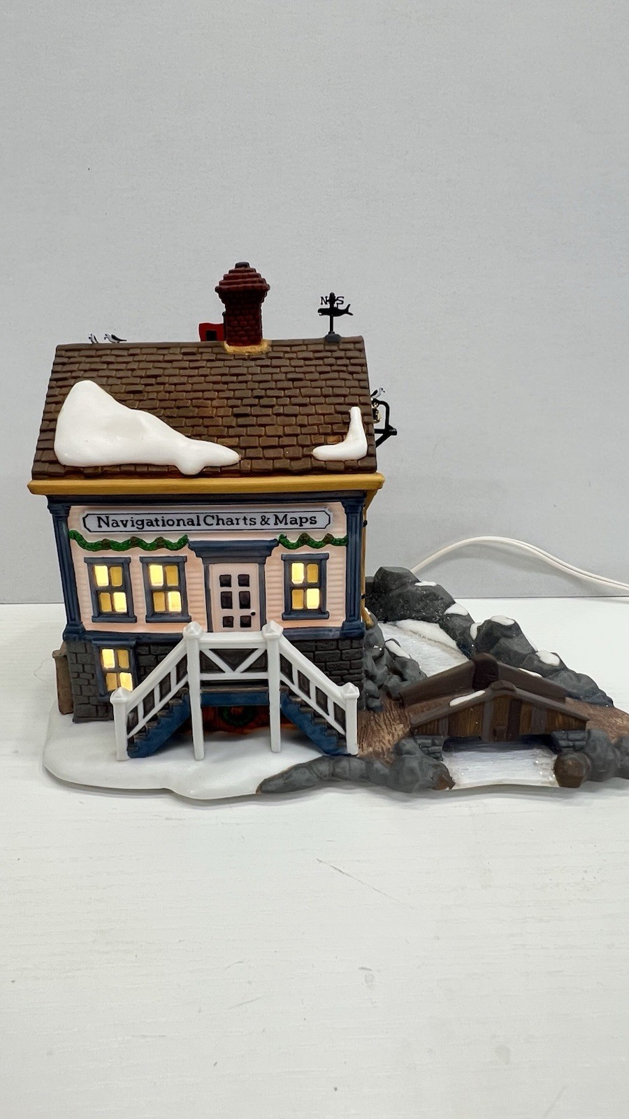 Dept 56 “Navigational Charts & Maps” New England Village Series 56575 Brand New
