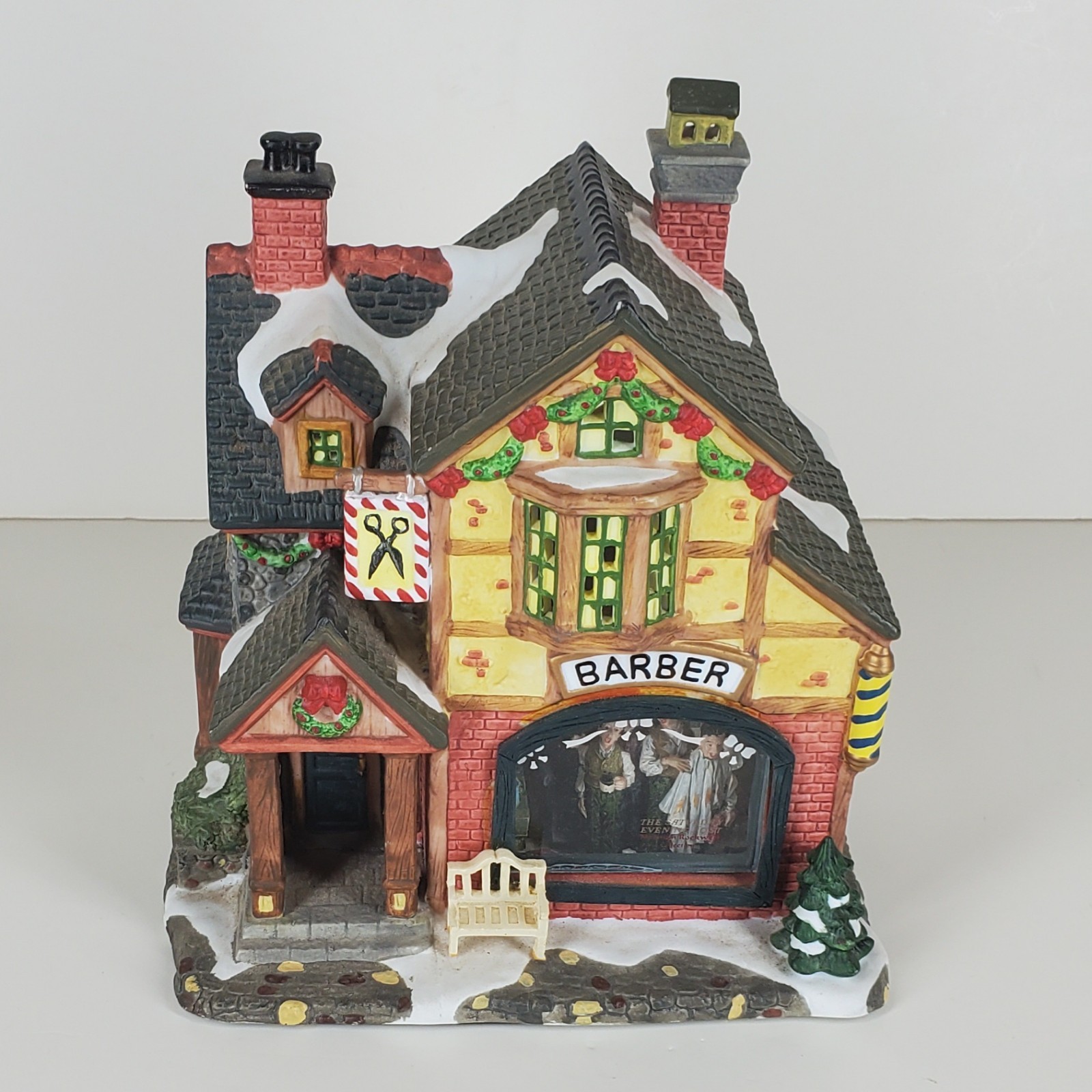 Vintage Christmas Barber Shop “Barber Shop Quartet” by Norman Rockwell