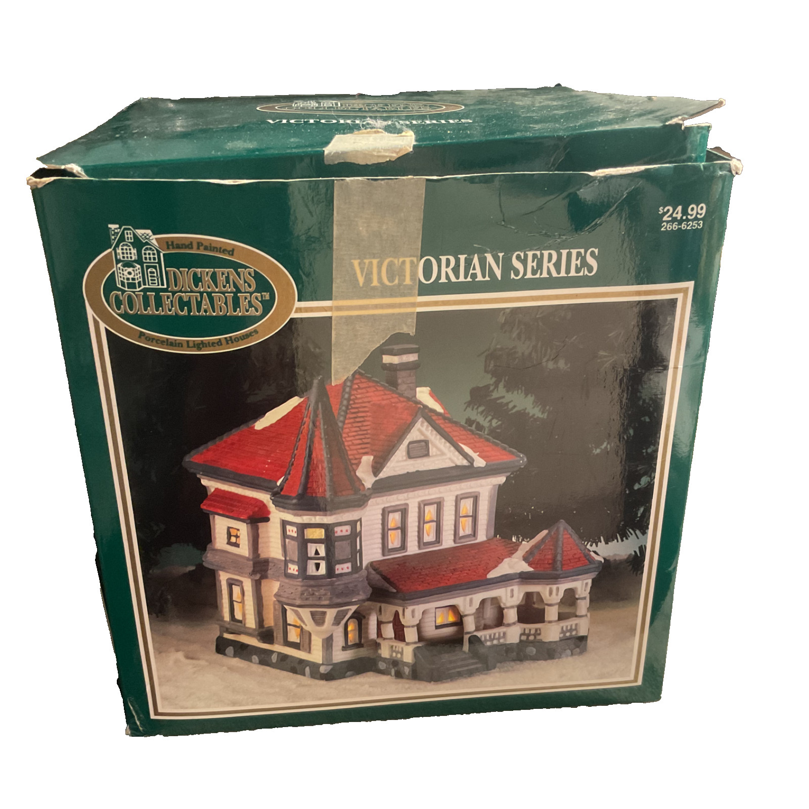 Vintage Dickens Keepsake Victorian Porcelain Lighted House #266-6253 O’WELL 1994