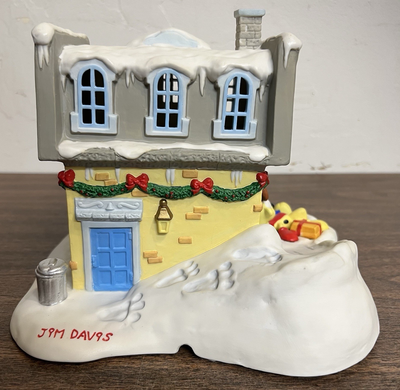 Vintage Garfield Christmas Jim Davis Village Danbury Mint THE BAKERY 1994