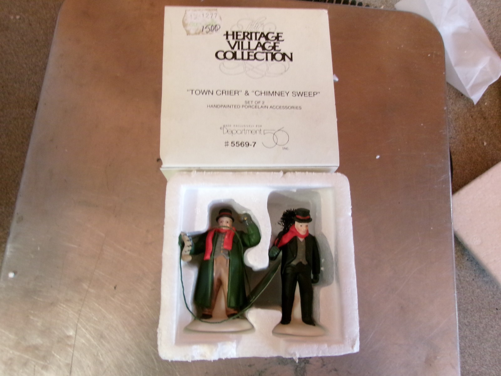 Dept 56 Seton Morris Spice Merchant Gift Set Dickens Village Complete Box
