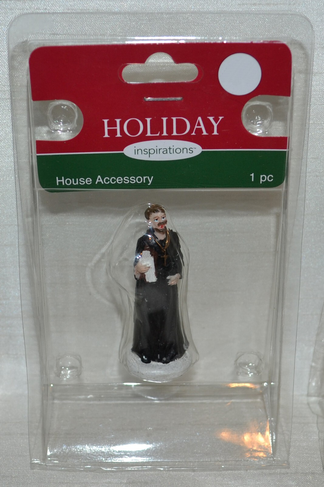 Christmas Village~Holiday Inspirations~Priest~Pastor~Monk~Jo-Ann~#1094-5020~NEW