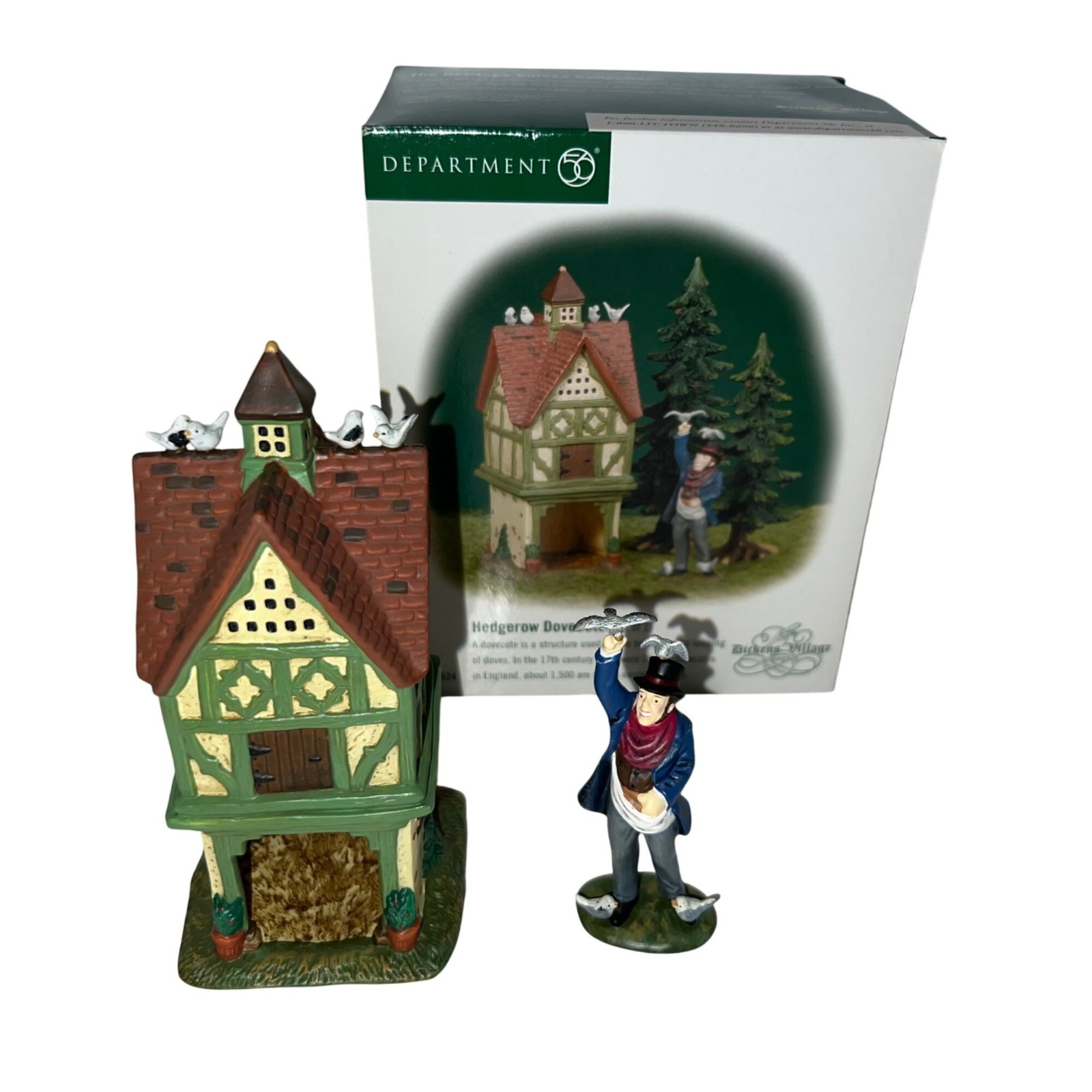 Dept 56 Heritage Village Hedgerow Dovecote Set Of 2 #58524