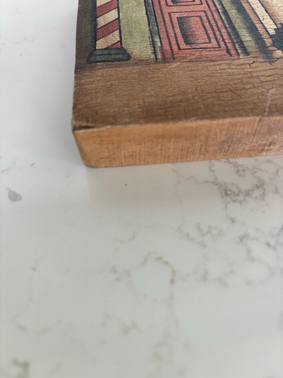 Large Wood Painted Block Village Wood-n-Wonders – Cat’s Meow Style
