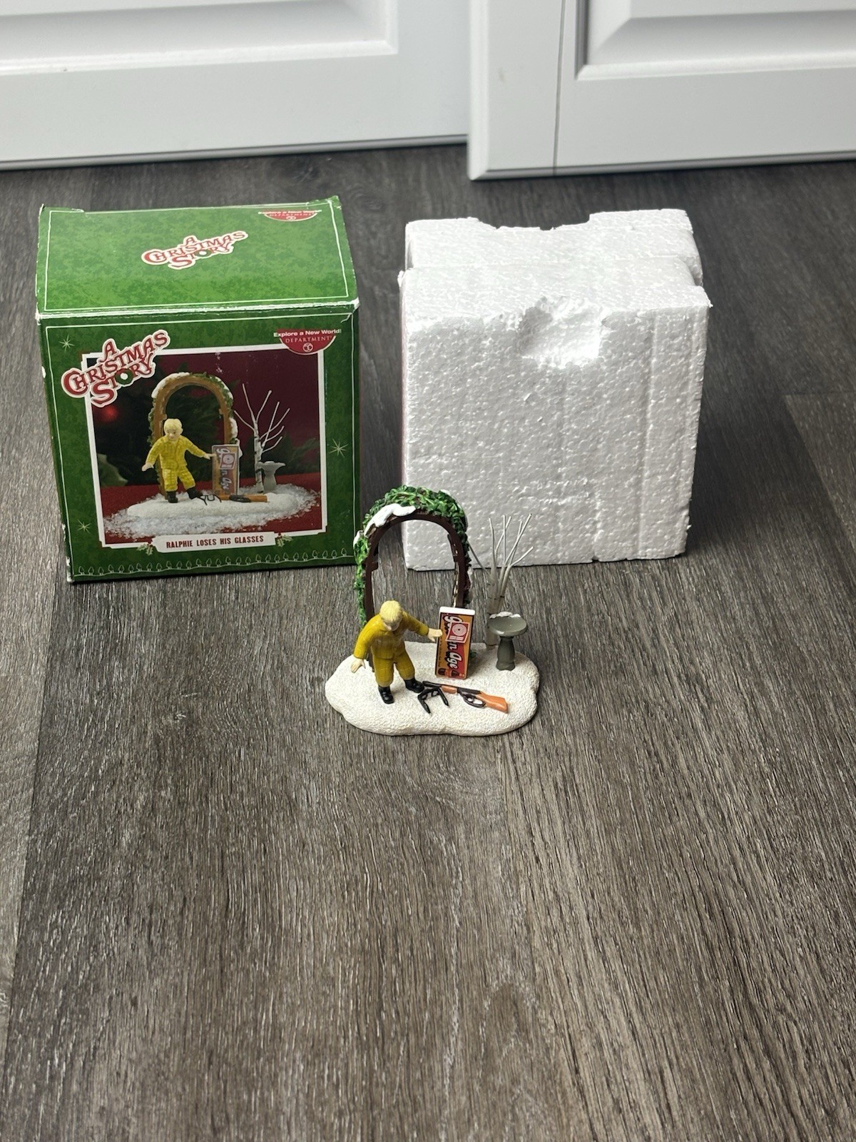Department 56 A Christmas Story Ralphies Loses His Glasses Figure W/ Box