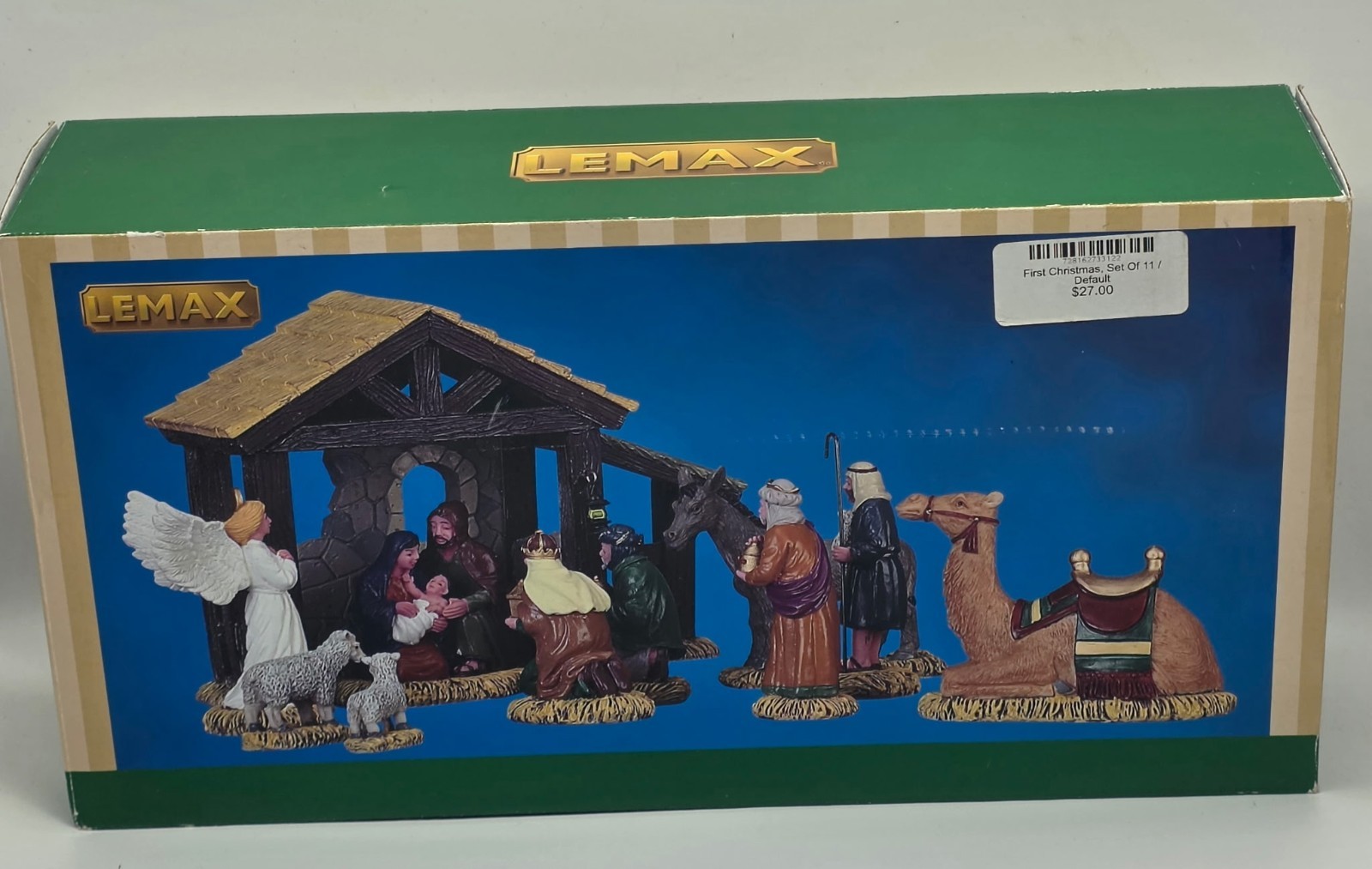 Lemax 73312 First Christmas nativity 11 piece set 2017