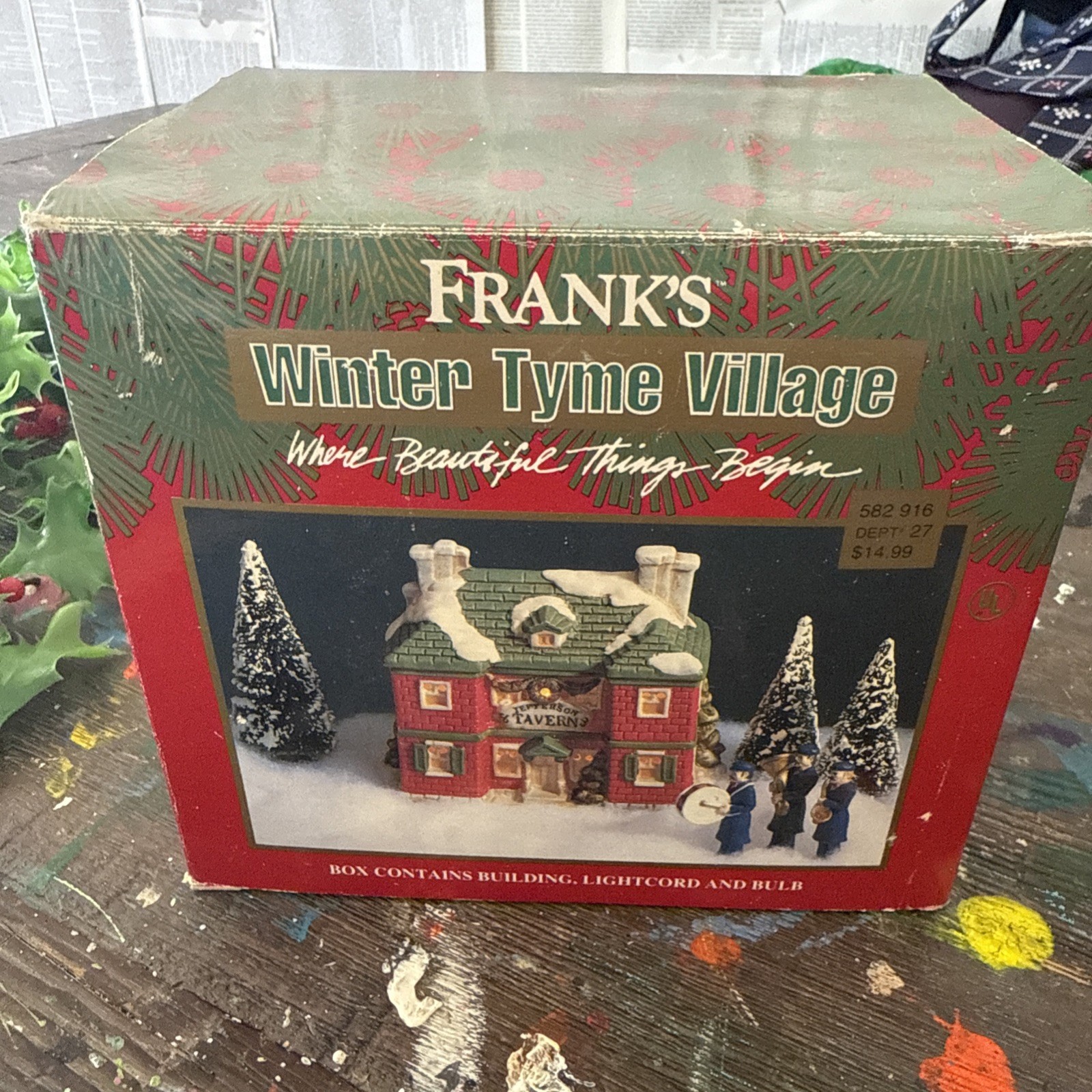 Franks Winter Tyme Jefferson Tavern Christmas Village Williamsburg Colonial