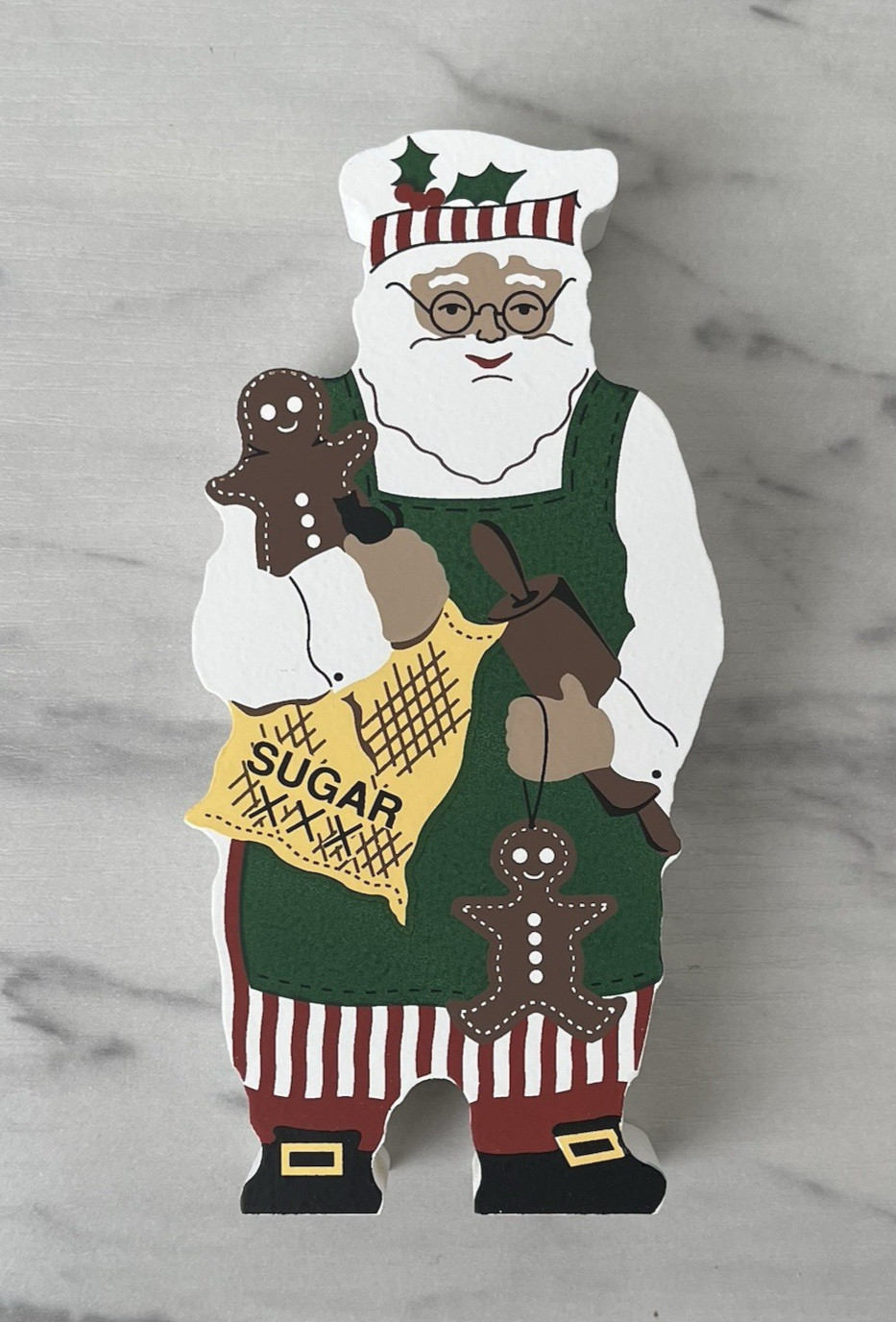 Cat’s Meow Gingerbread Santa Christmas 2000 Celebration of Childhood Numbered