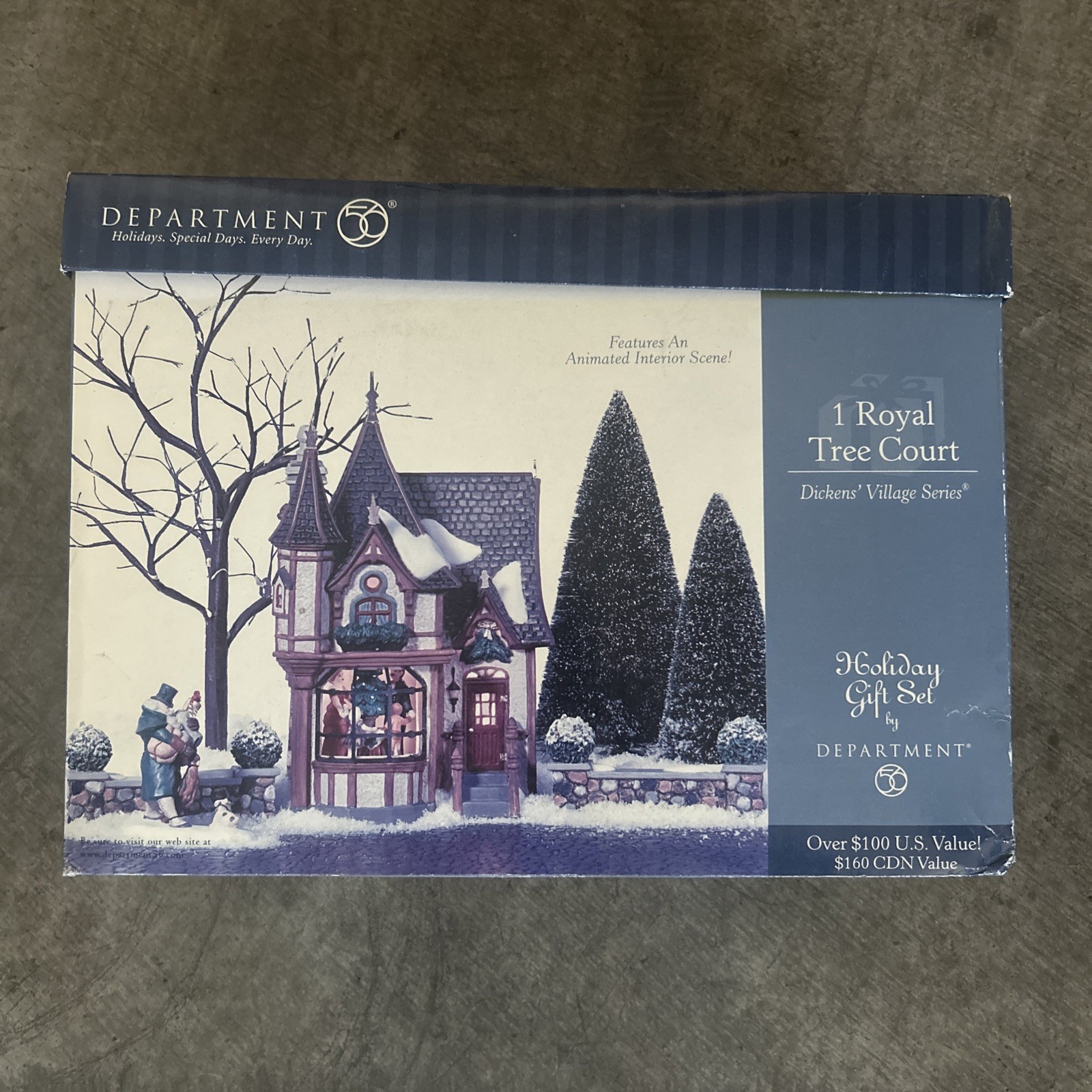 Unused Dept 56 Dickens Village 1 Royal Tree Court #58506