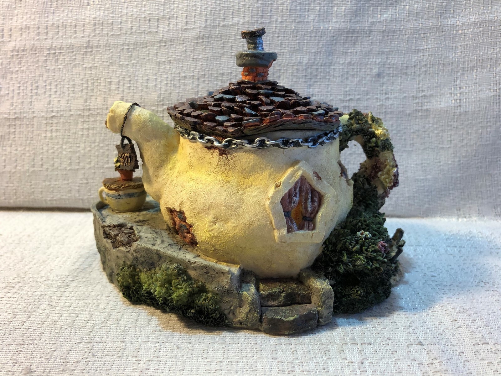 Boyds Bearly Built Villages The Tea Cozy Cottage + Accessories 19015 19515-1