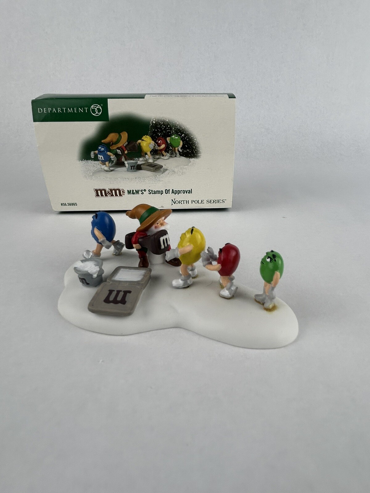 Dept 56 North Pole Series M&M’s Stamp of Approval 56865 2004