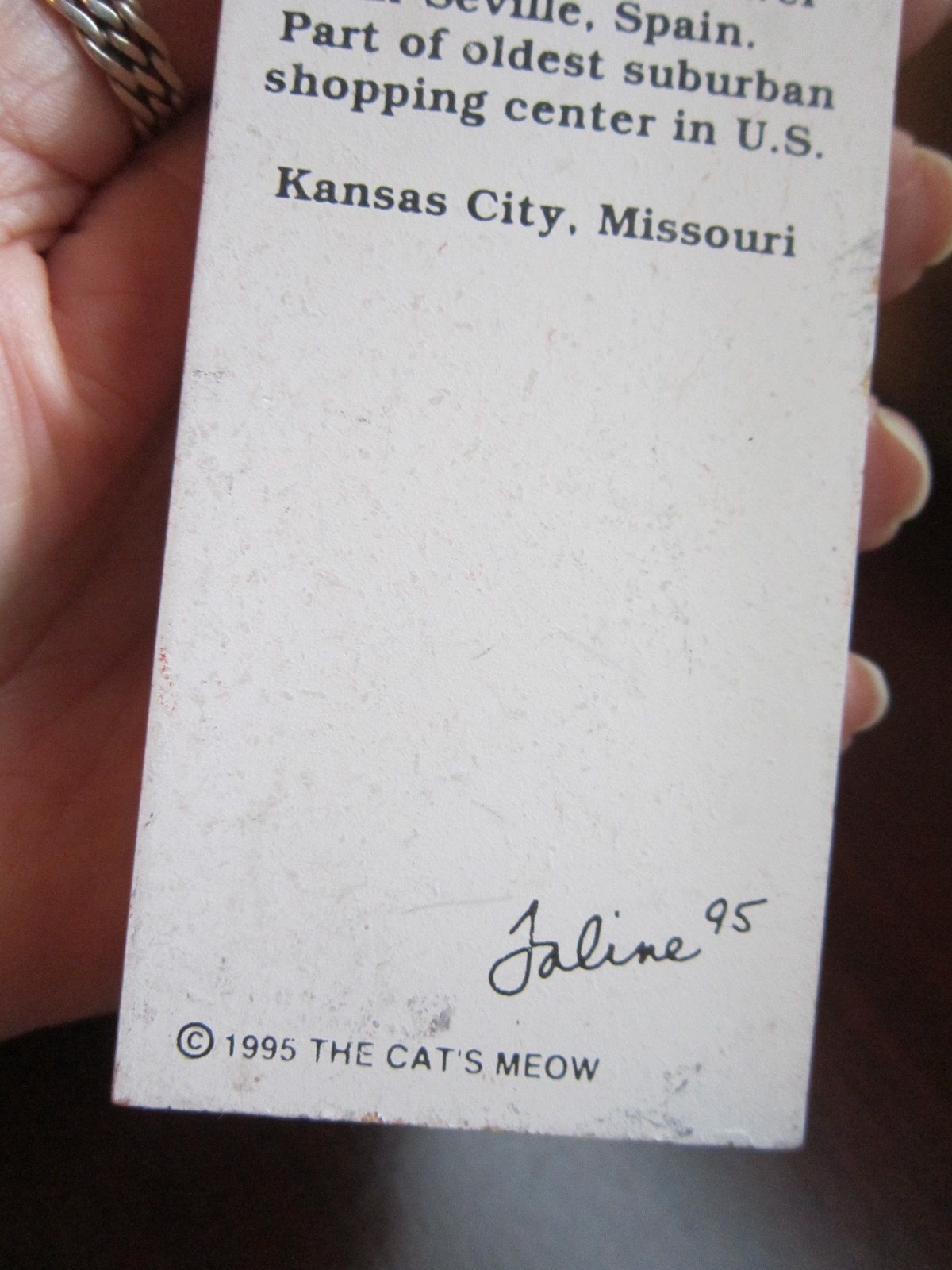 COUNTRY CLUB PLAZA TOWER CAT’S MEOW VILLAGE KANSAS CITY MO 1995