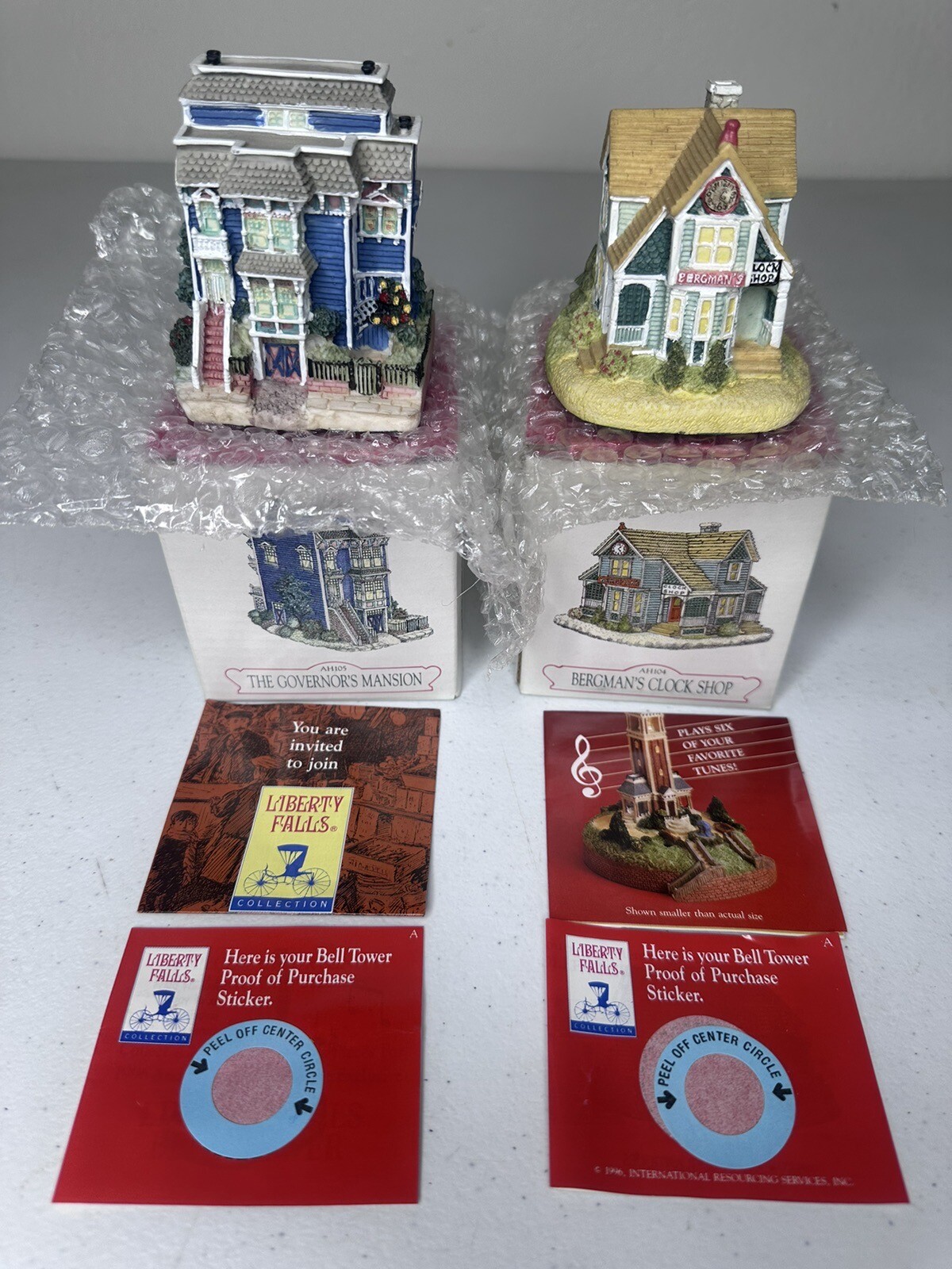 New Liberty Falls Historical Miniatures – Governor’s Mansion & Clock Shop
