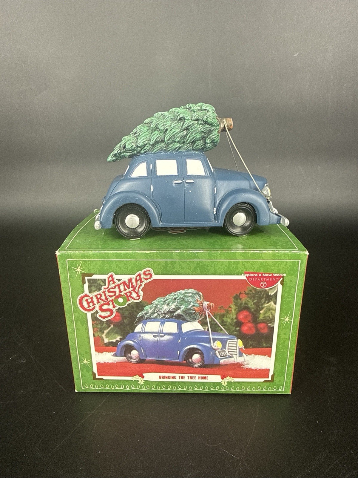 Dept 56 “ A Christmas Story” Bringing The Tree Home 2006 Retired Sears