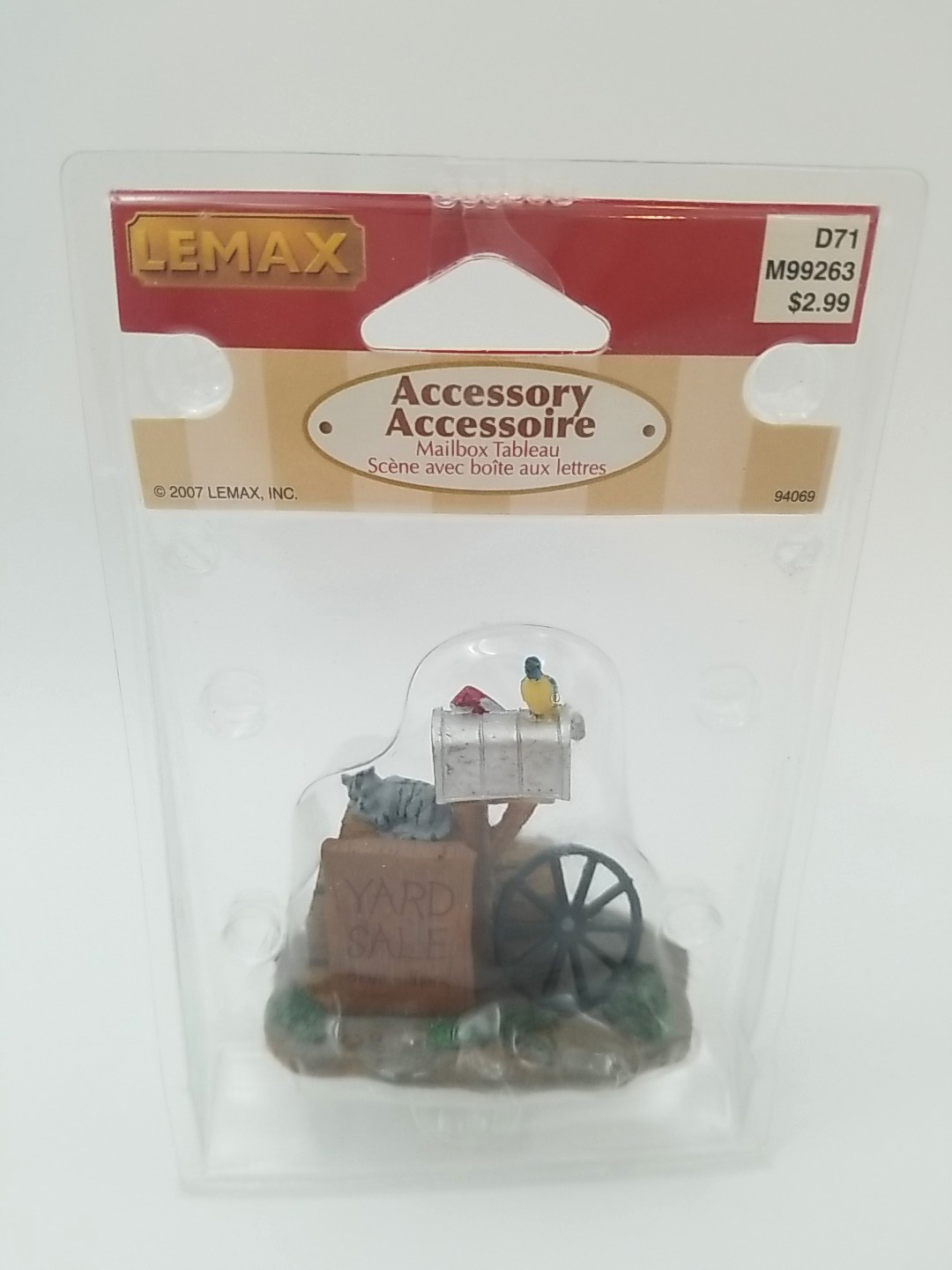 Lot of 8 Vintage Lemax Miniature Christmas Accessories
