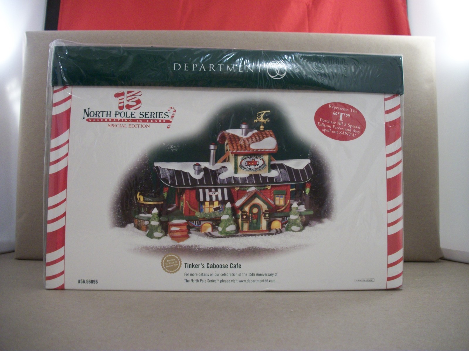 New in Box Dept 56 Tinker’s Caboose Cafe “T” North Pole Series Special Edition