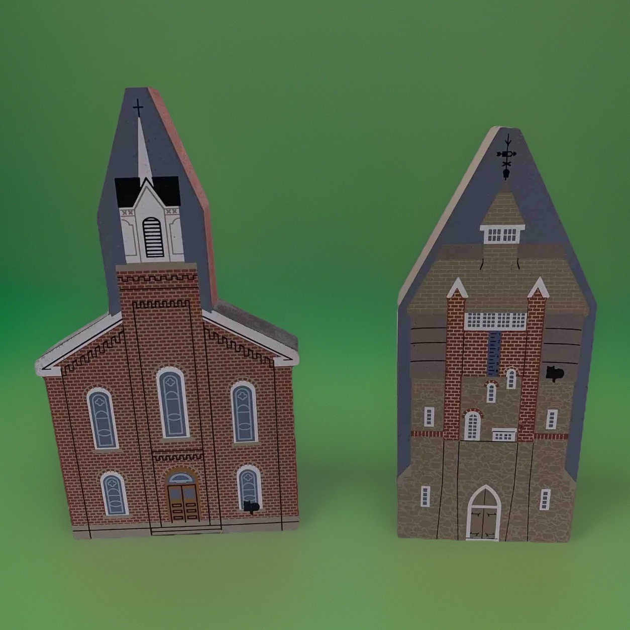 Cat’s Meow Village 1996 Collectors Club Mother’s Day Church Westtown Water Tower
