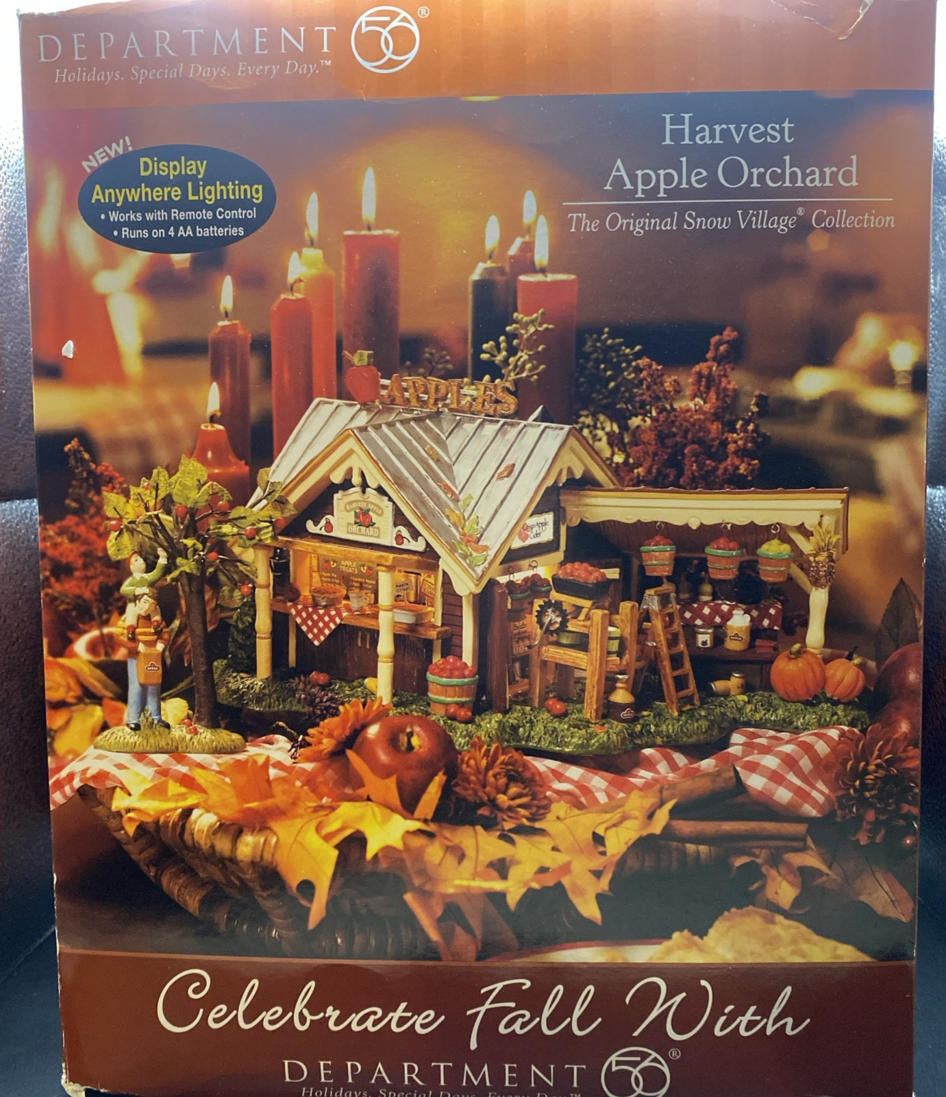 Department 56 Harvest Apple Orchard 55388 The Original Snow Village 2005 Rare
