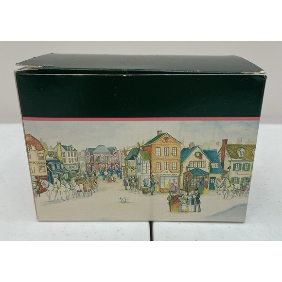 Holiday Treasures Lemax Carolling Quartet 1994 Porcelain Christmas Village Box