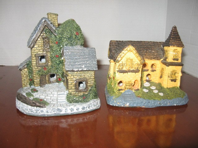 Lighted Cottage Charmers Orange Church and My Cottage