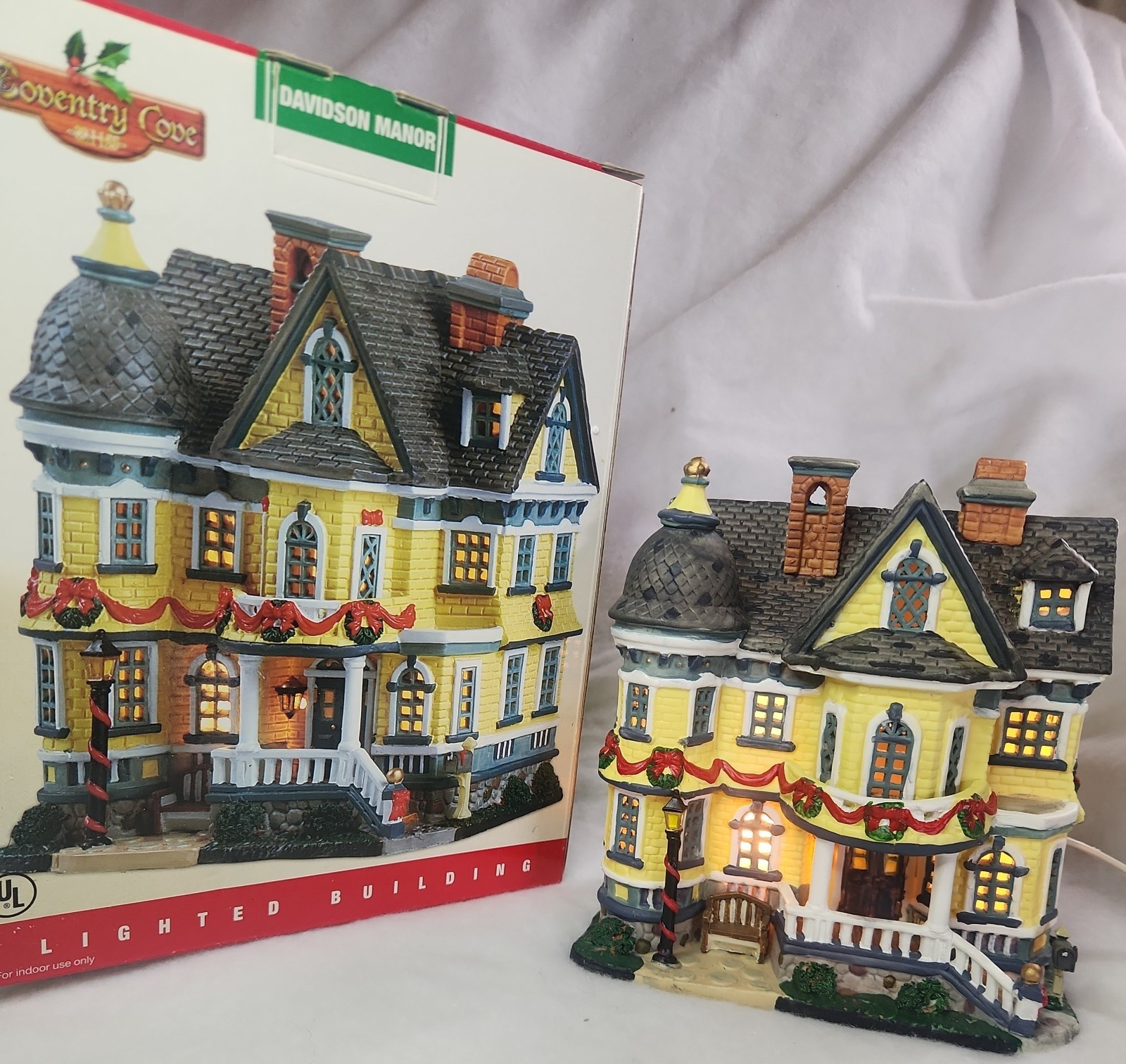Lemax Coventry Cove “Davidson Manor” Victorian Christmas Village NIB w/cord