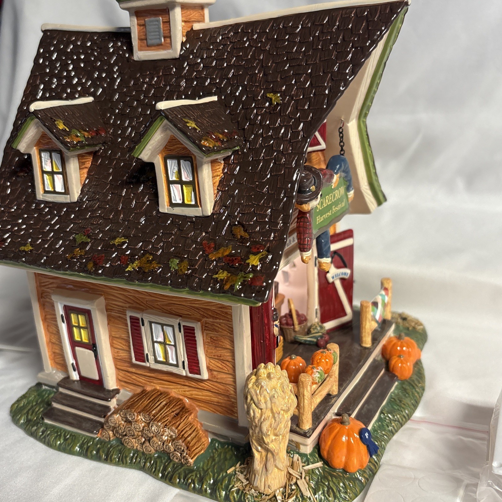 Dept 56 Snow Village Collection Scarecrow Harvest Festival Brand New Unused NIB