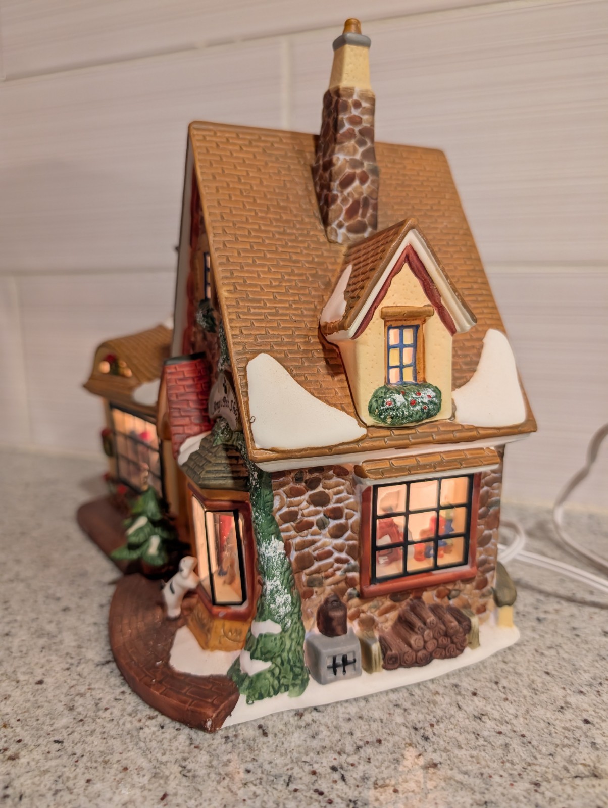 Amy’s Pet Shop Vtg Heartland Valley by O’Well Lighted Christmas House In Box