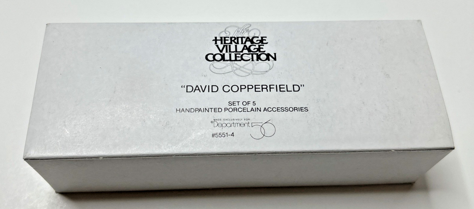 Department 56 Dickens’ Heritage David Copperfield Characters #5551-4