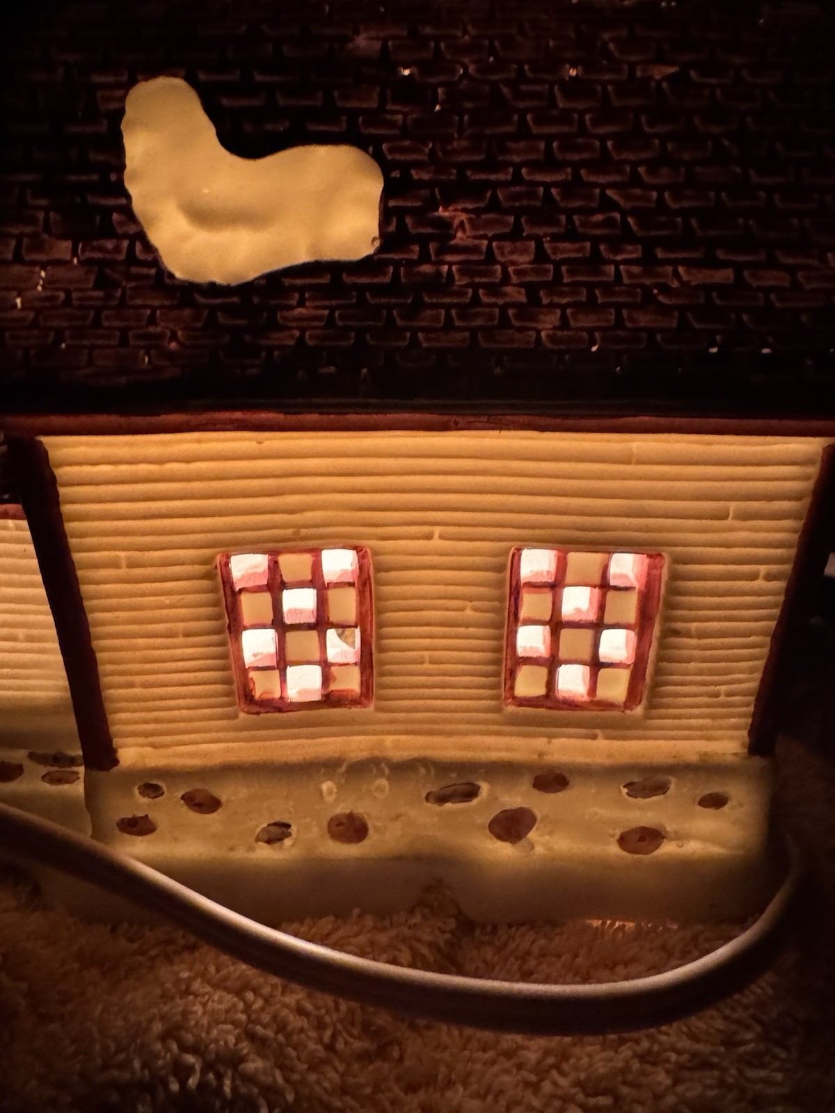 1993 SEASONAL SPECIALTIES LIGHTED HOUSE ‘THE LITTLE STORE’ CHRISTMAS VALLEY