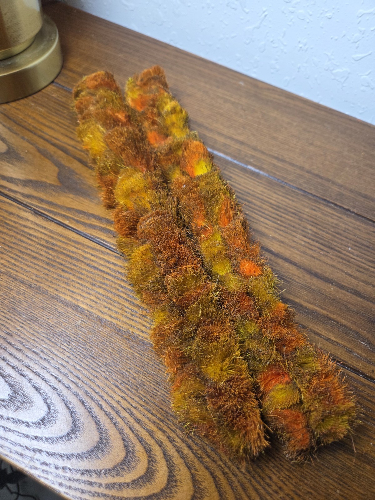 Dept 56 Autumn Flexible Sisal Hedge Village Accessories Orange Tones HALLOWEEN