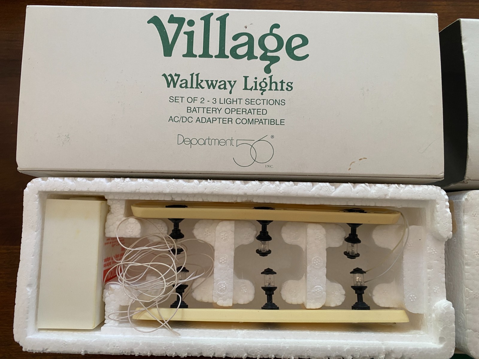 Department 56 Lighting Set of 3 Streetlamp Set Walkway Lights Brite Lites