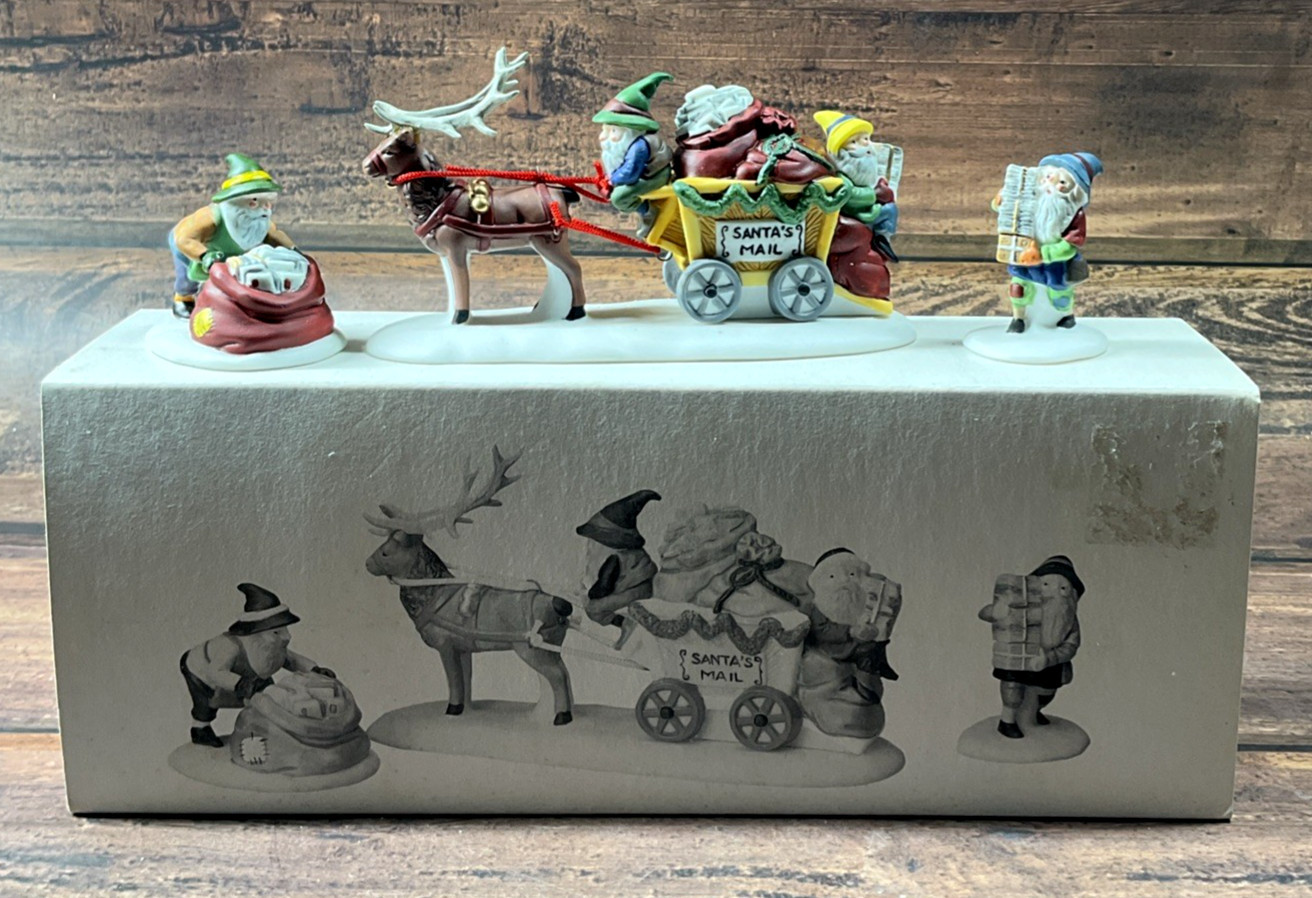 Dept 56 Heritage LETTERS FOR SANTA #5604-9 North Pole Series Retired 1994