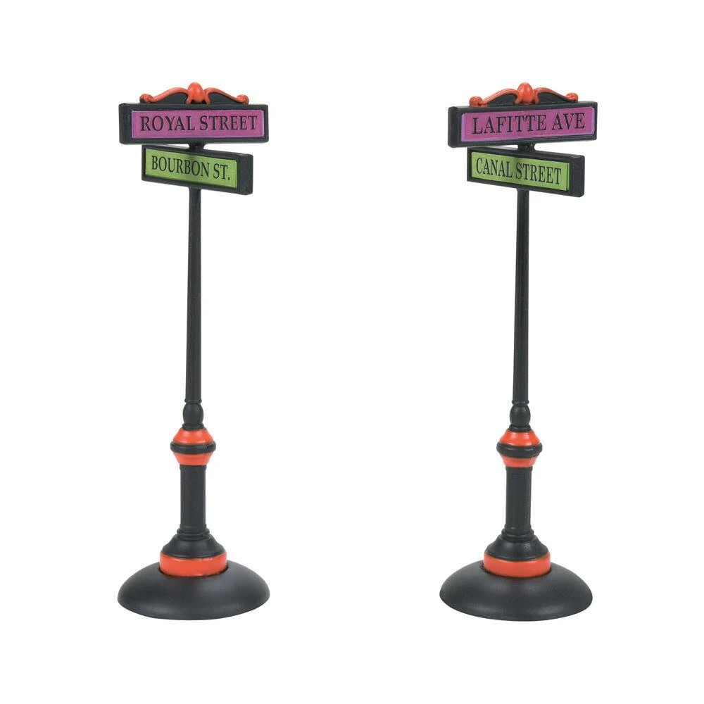 Department 56 Halloween Festive Signs 6007721 Dept Village Series 2021 NEW