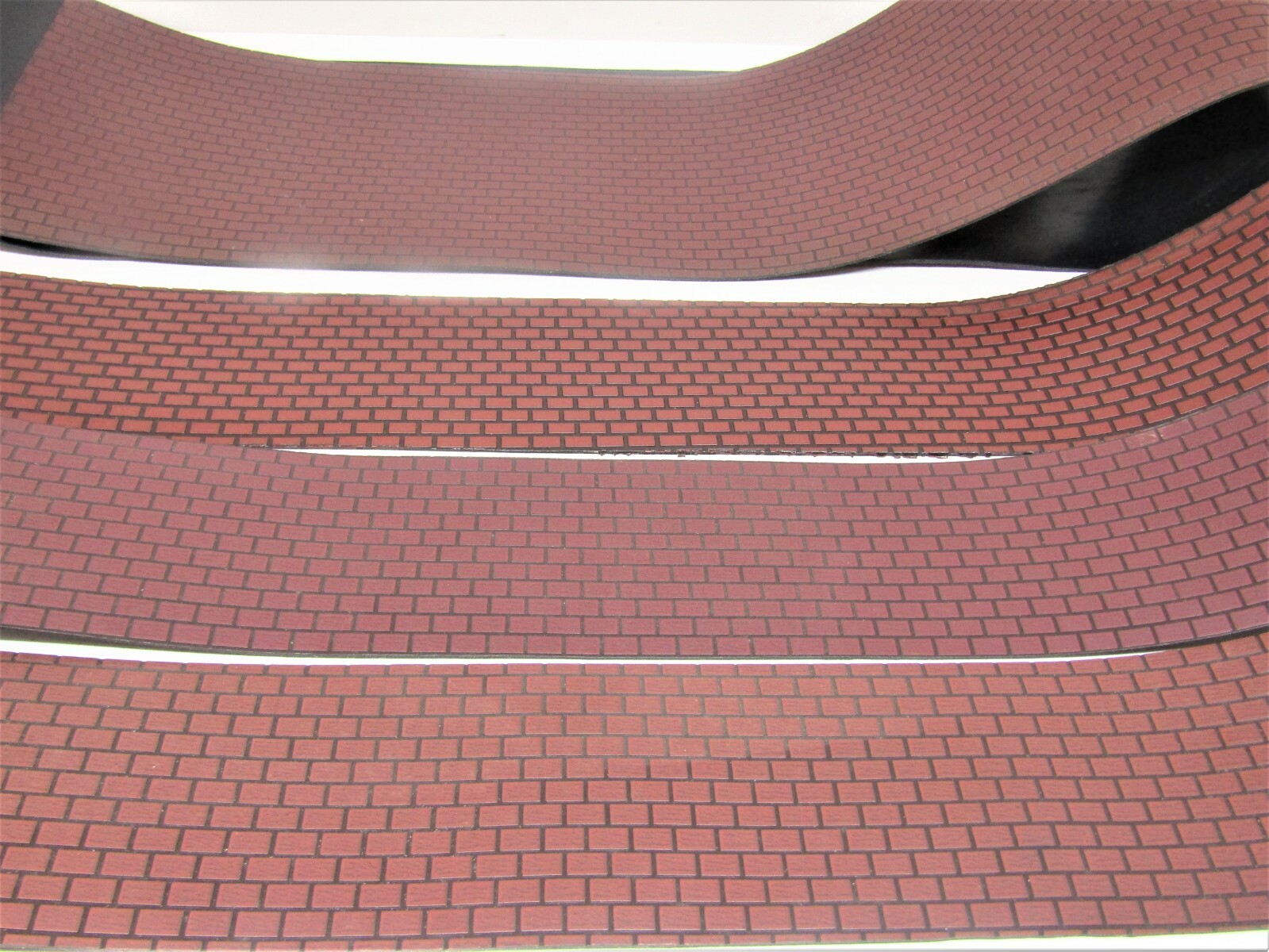 Vintage Lemax, Brick Road Strips. (3) 2 1/2″ Wide 18″ Long, (1) 4 3/4″ Wide, 36″