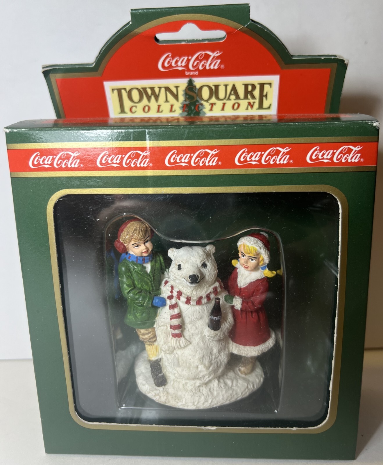 COCA-COLA Town Square Village Accessory ~ SNOWBEAR ~ #64329