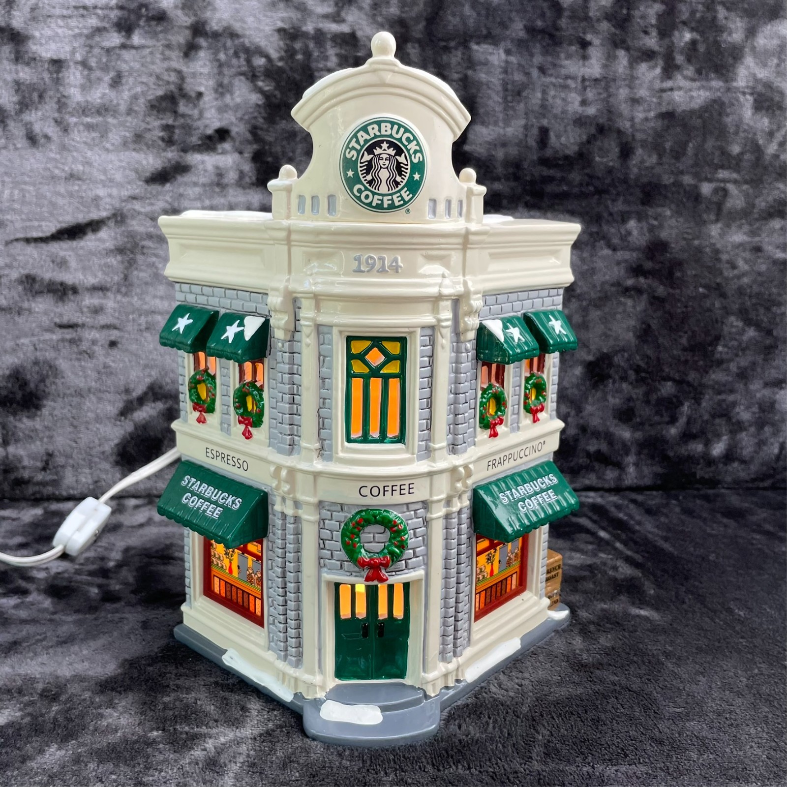 Department 56 Snow Village Starbucks Coffee Store Front Village #54859 With Box