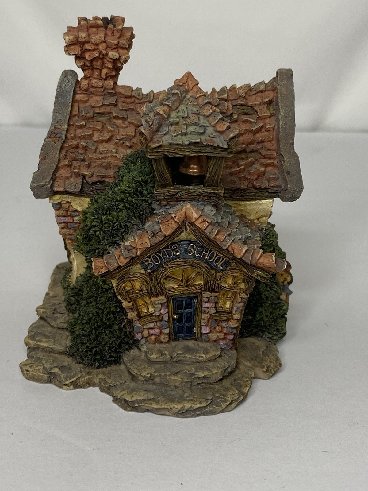 Boyds Bearly Built Villages Bearly A School 19004V Premier Edition 3Pc Box COA