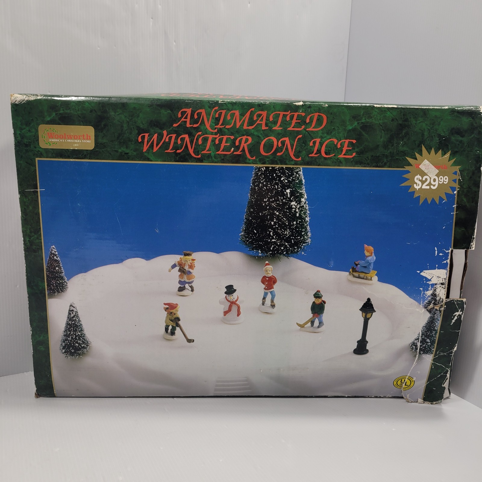 VTG Woolworth Animated Winter Ice | Complete | Working | Ice Skating | Christmas