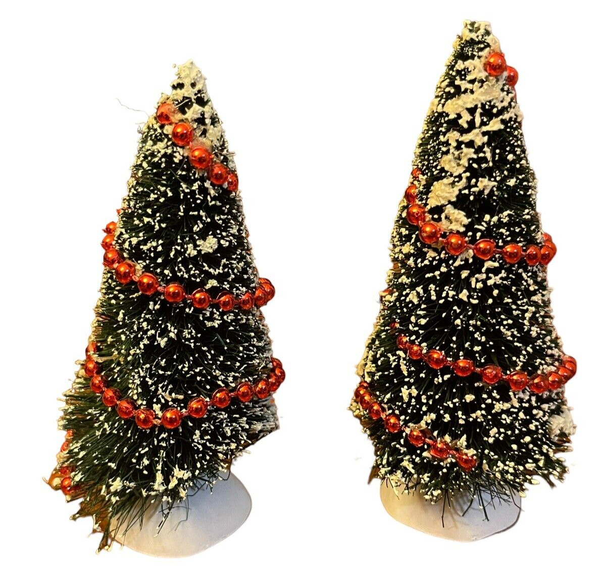 Department 56 – 22-Piece Lot of Sisal and Bare Branch Trees and Cobblestone Road