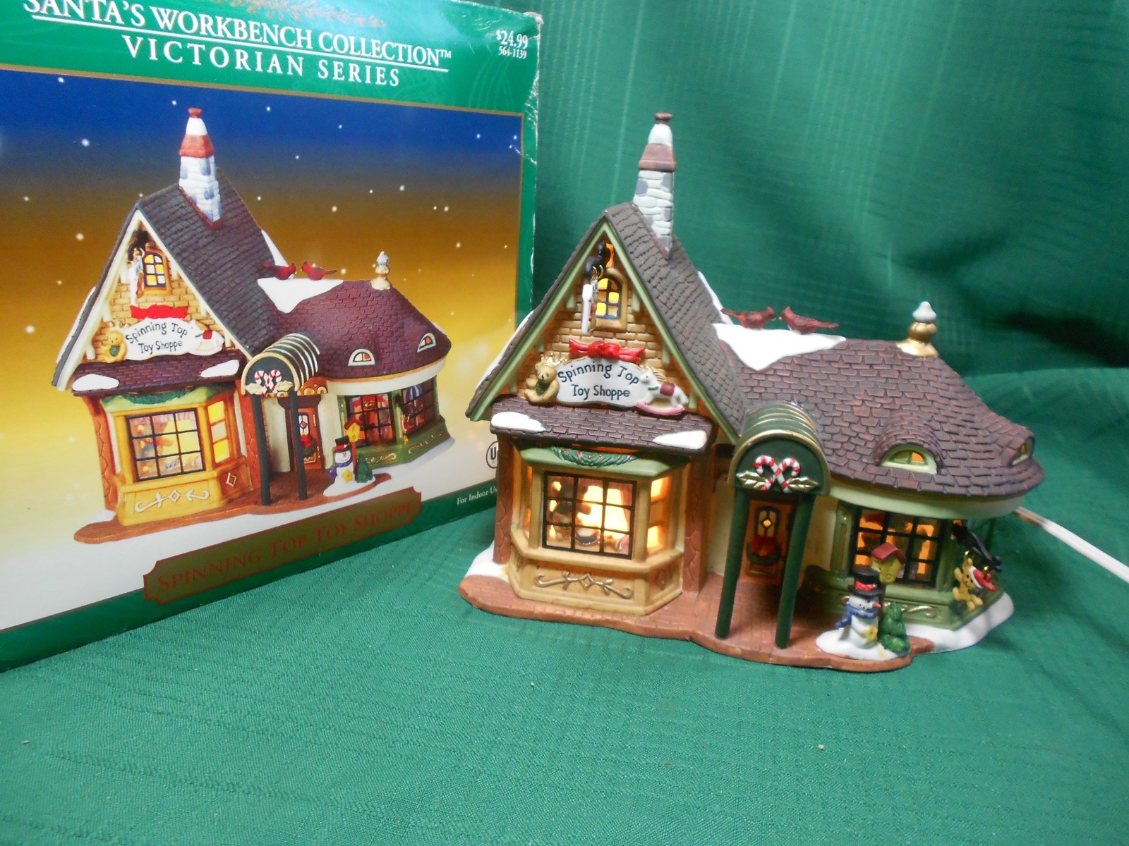 Santa’s Workbench Spinning Top Toy Shoppe Victorian Series