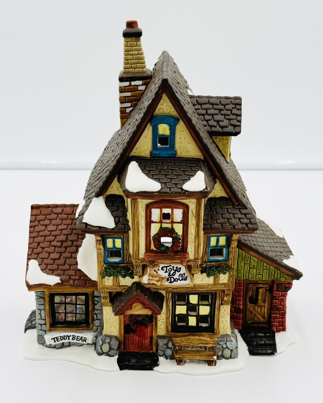 O’Well Santa’s Workbench The Calico Cat Toy Shop Christmas No Light Cord