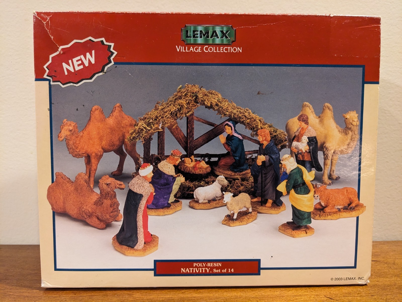 LEMAX Nativity Scene Village Collection Christmas Set of 14 Vintage 2003